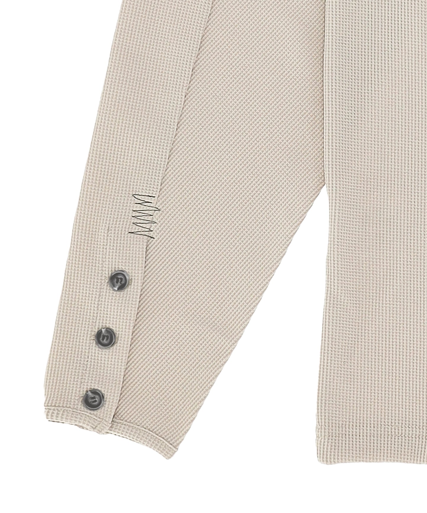CROSSLINE HENLEY NECK LONG SLEEVE IVORY