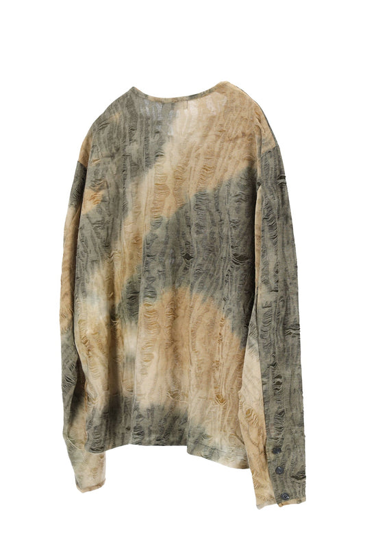 (T) CROSSLINE HENLEY NECK LONG SLEEVE KHAKI