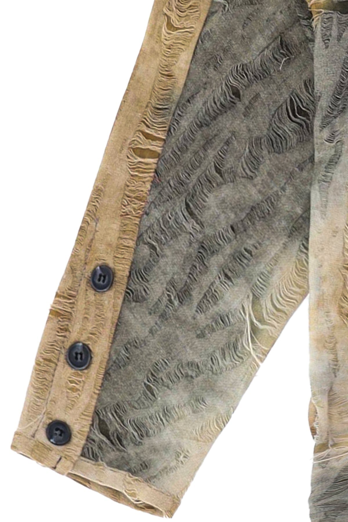 (T) CROSSLINE HENLEY NECK LONG SLEEVE KHAKI
