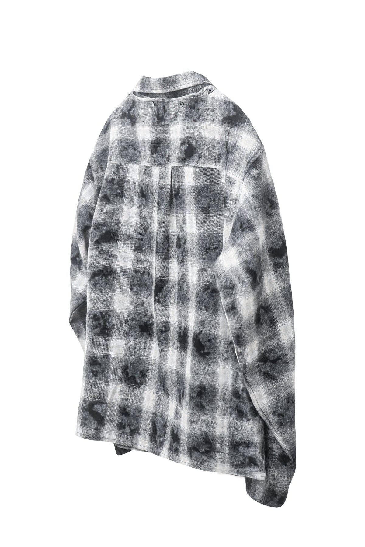 DUAL-CHECK SHIRT FADE BLACK