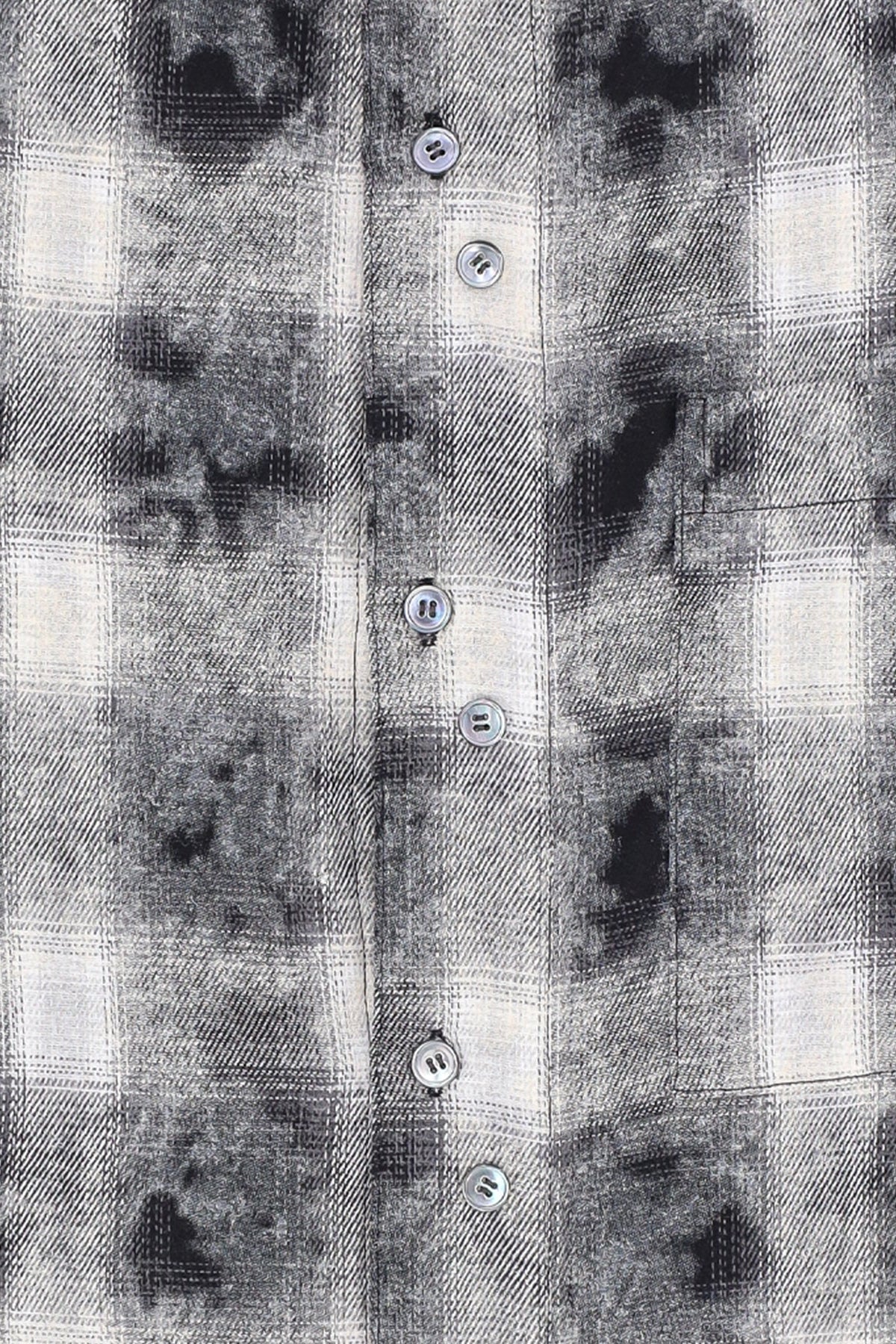 DUAL-CHECK SHIRT FADE BLACK