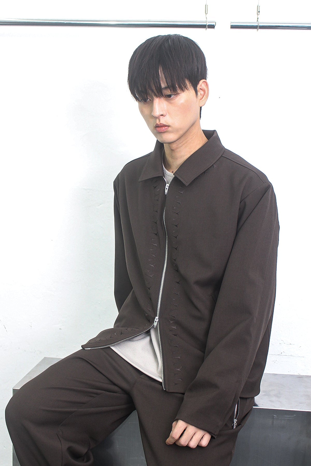 SHIFT JACKET BROWN