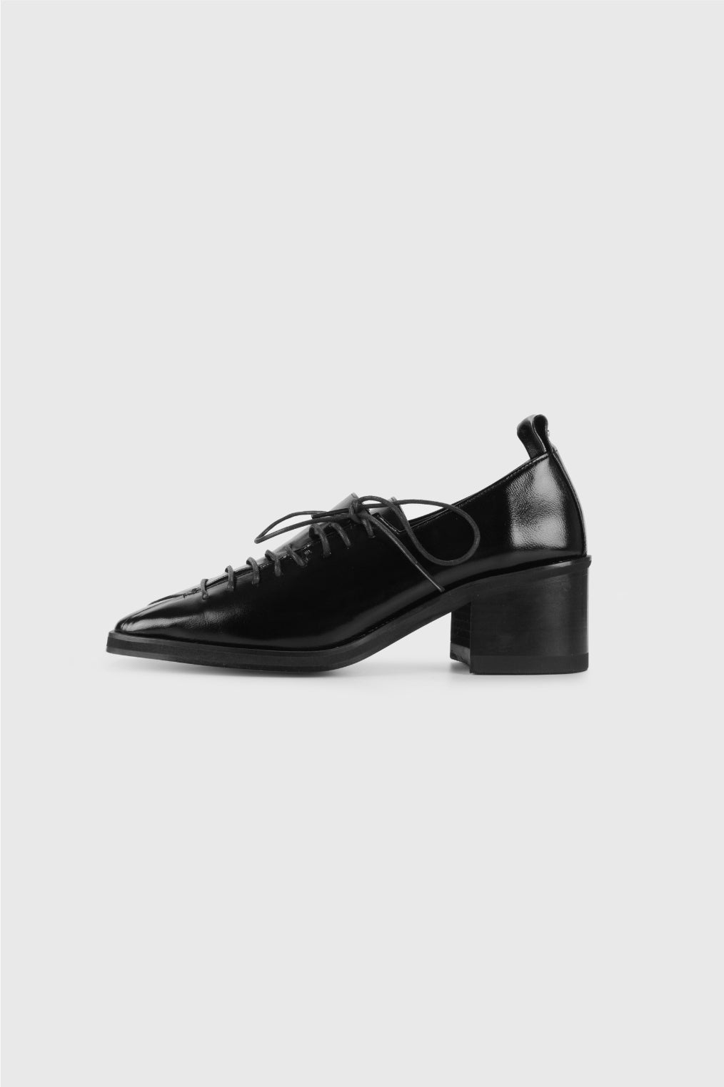 THEN LONDON LOAFER HEEL BLACK