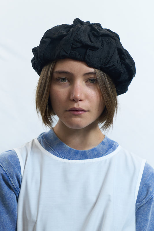 CRINKLED BALLOON BERET