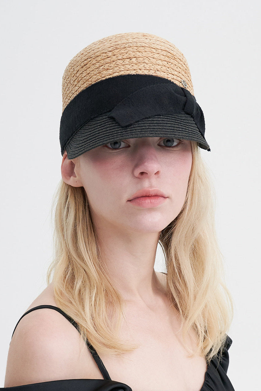 BROWN HAT JANE STRAW CAP