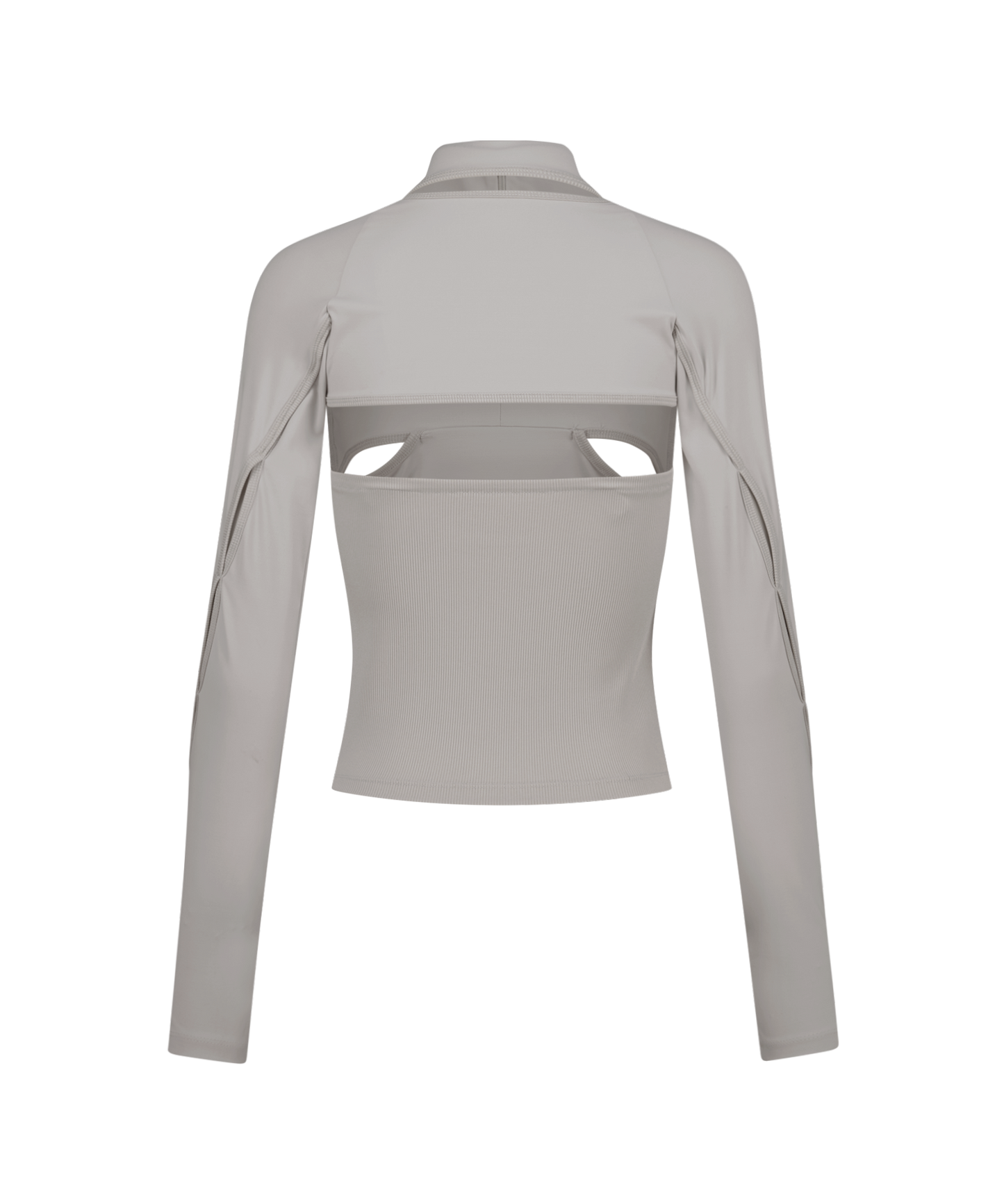 DETACHABLE BOLERO HALTER T WARM GREY