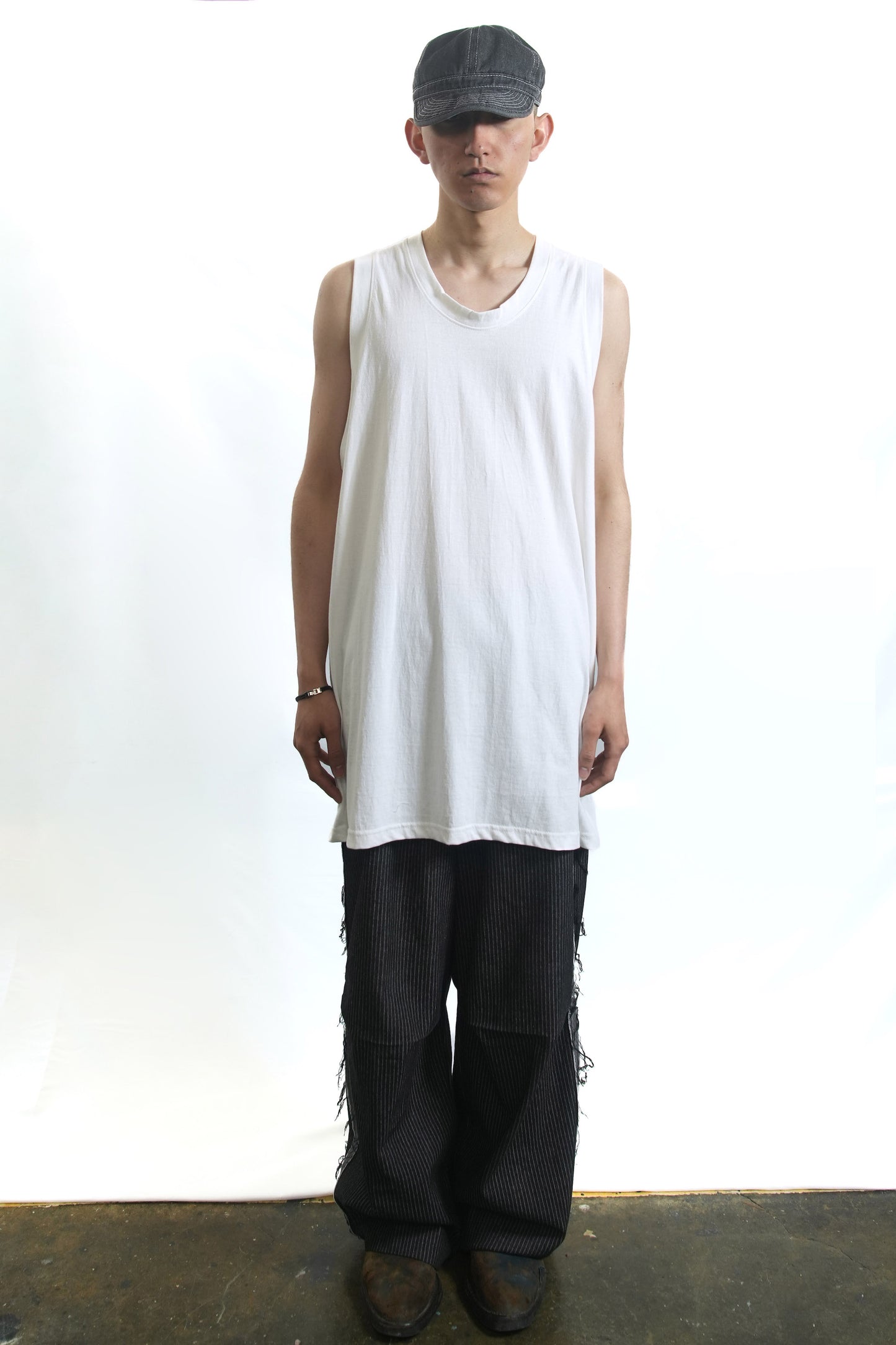 MINGILI SLIGHT DROP TANK WHITE