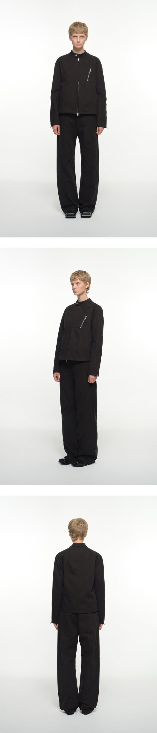 SEAM LINE RIDER JACKET BLACK