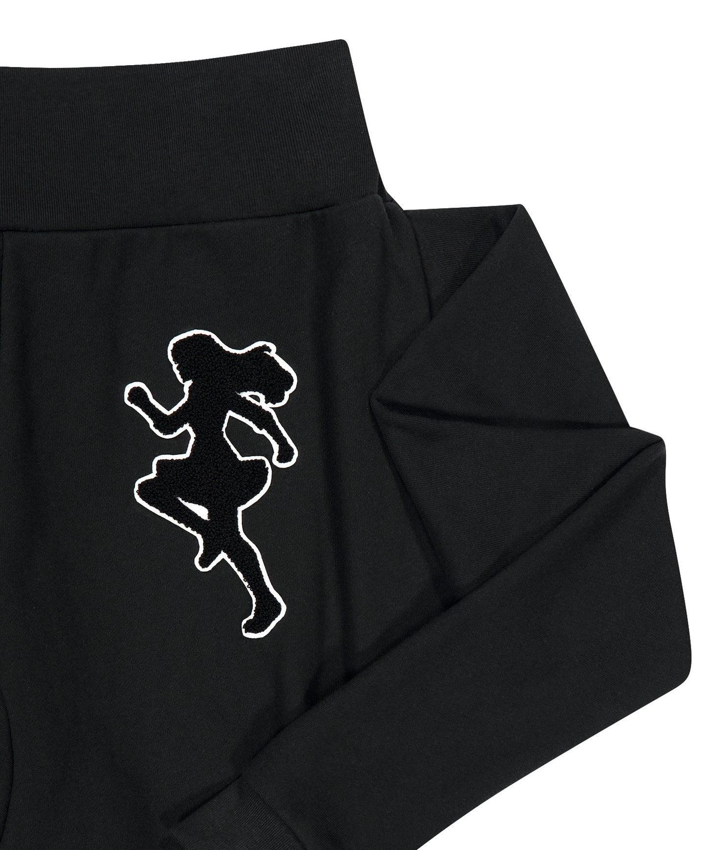 SLEEVE PUMPKIN PANTS - BLACK