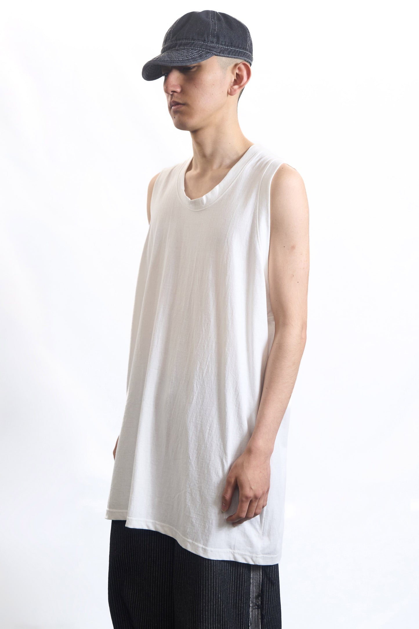MINGILI SLIGHT DROP TANK WHITE