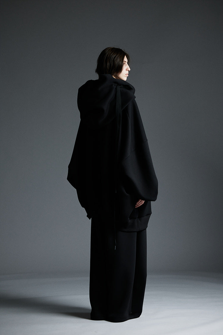 GDeL NEOPRENE EXTRA LARGE HOODIE BLACK