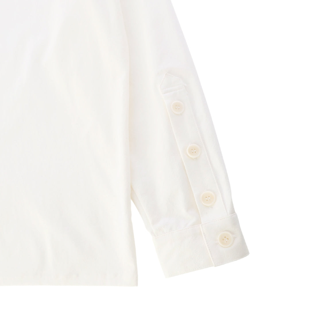 LAYERED COLLARS SHIRTS_VER IMBALANCE(WHITE)