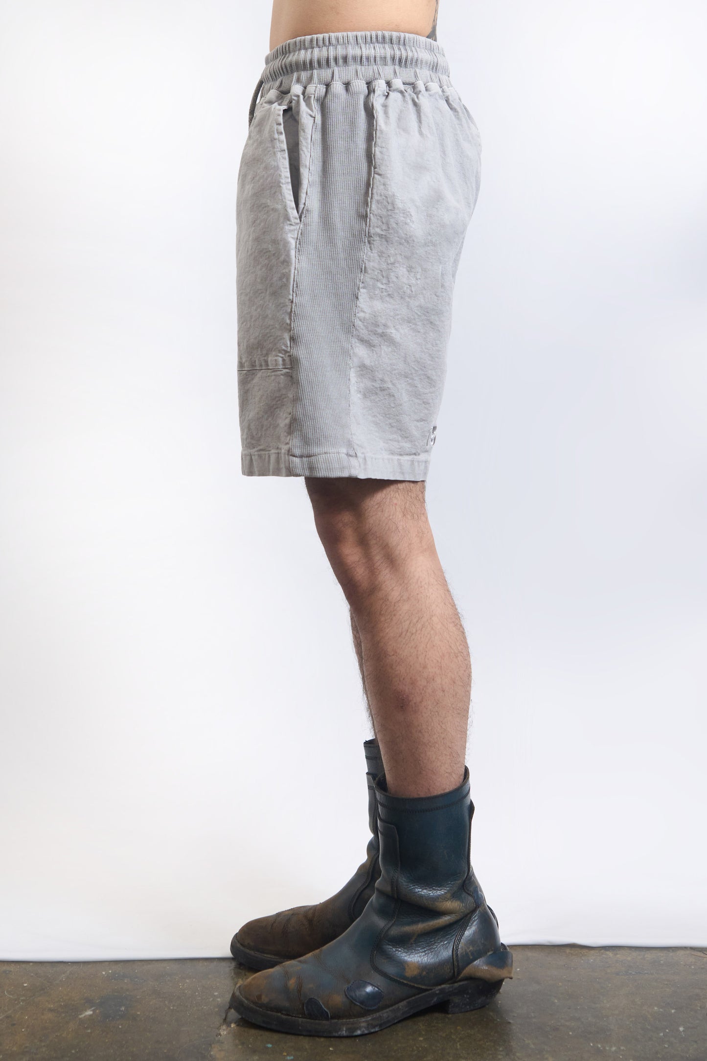 75-RC GARMENT DYED SHORTS WASHED STONE