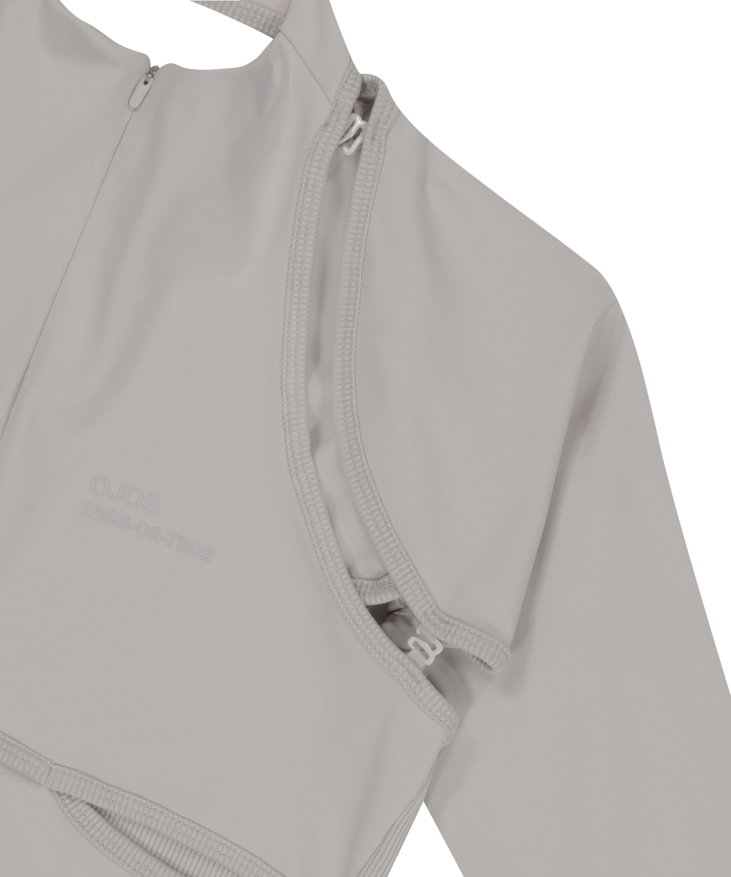 DETACHABLE BOLERO HALTER T WARM GREY