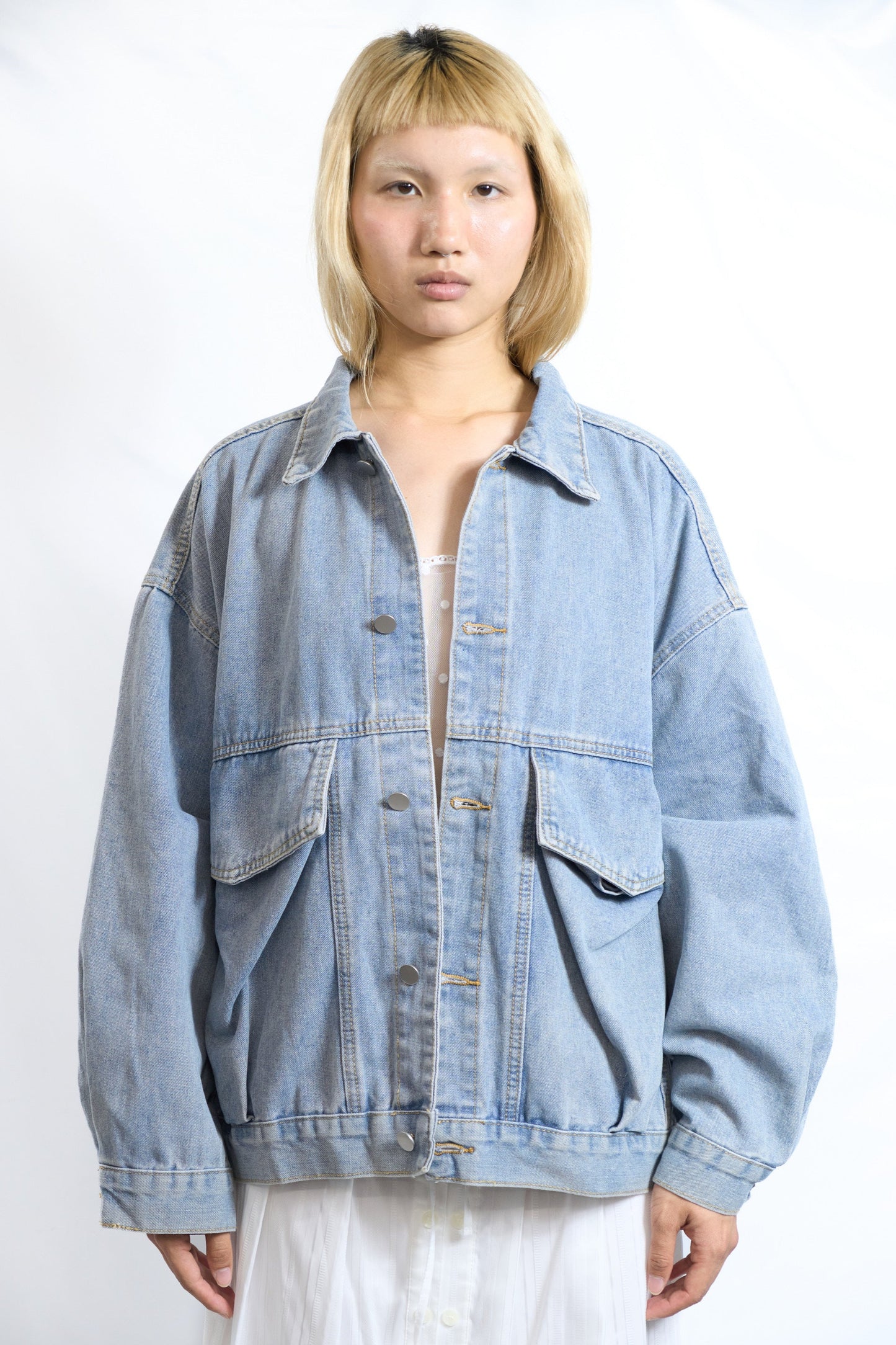 PUFFED DENIM JACKET