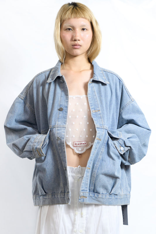 PUFFED DENIM JACKET