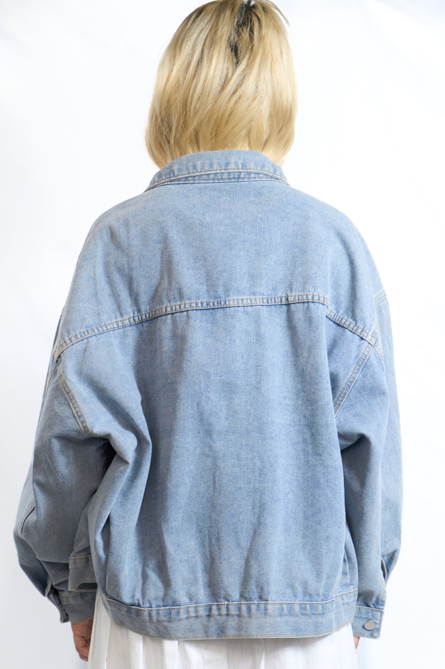 PUFFED DENIM JACKET