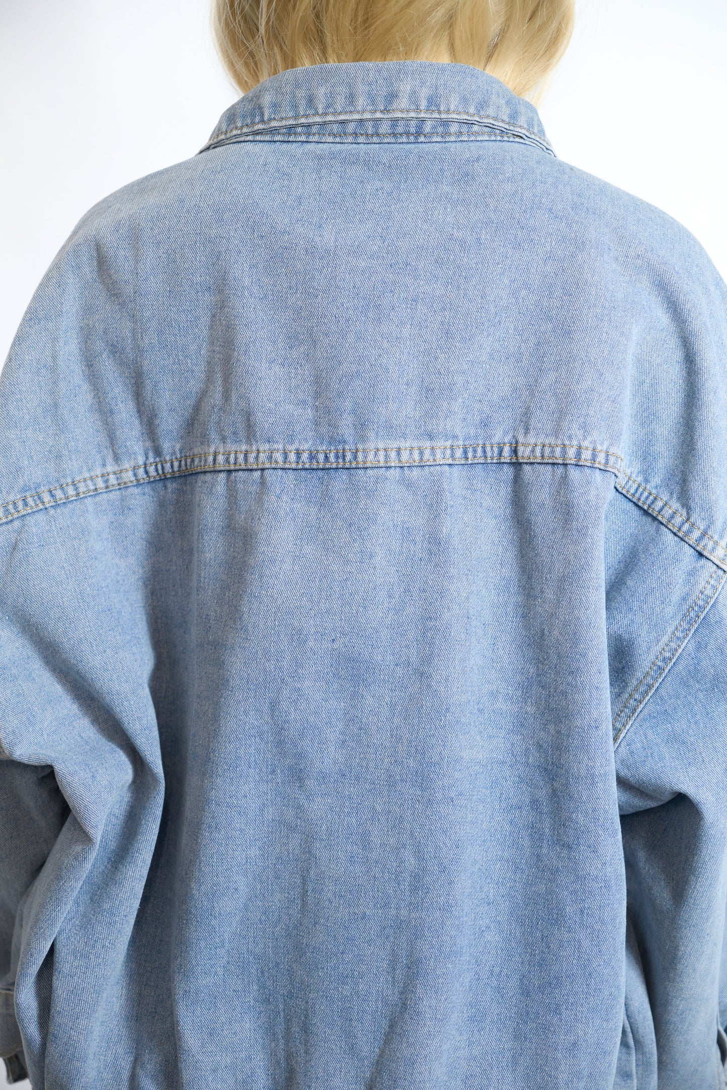 PUFFED DENIM JACKET