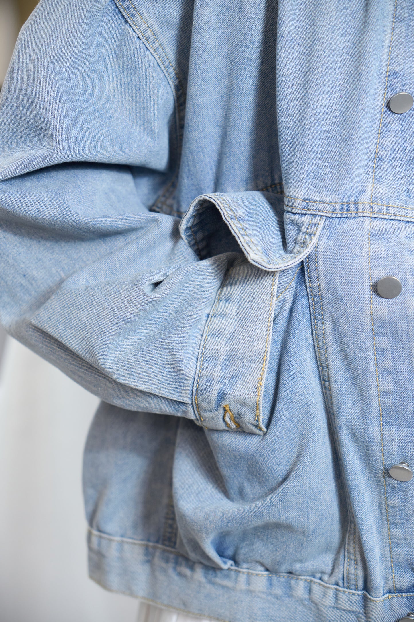 PUFFED DENIM JACKET