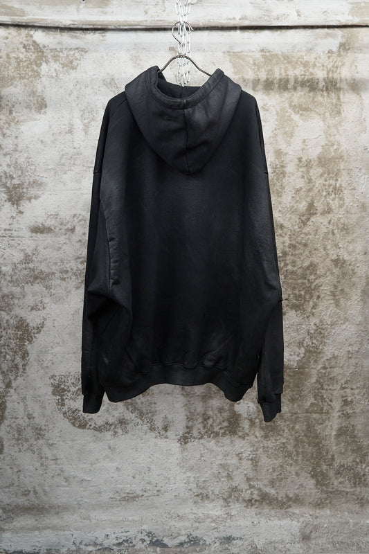 PAINTED DISTRESSED HEAVY HOODIE