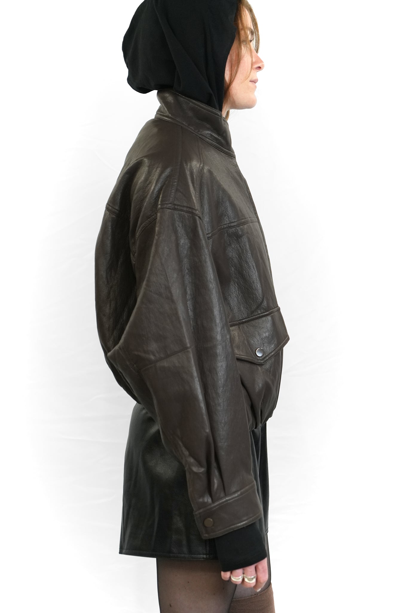 BROWN VINTAGE-STYLE JACKET