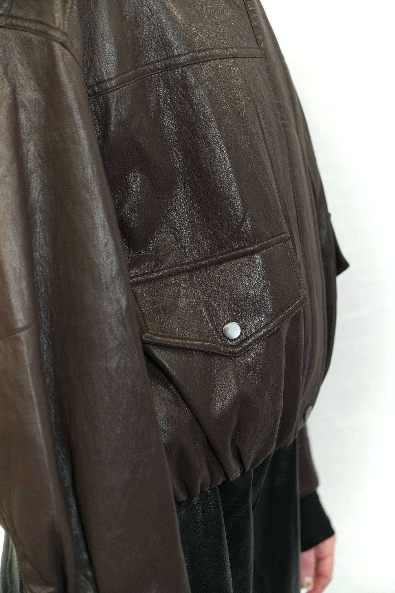 BROWN VINTAGE-STYLE JACKET