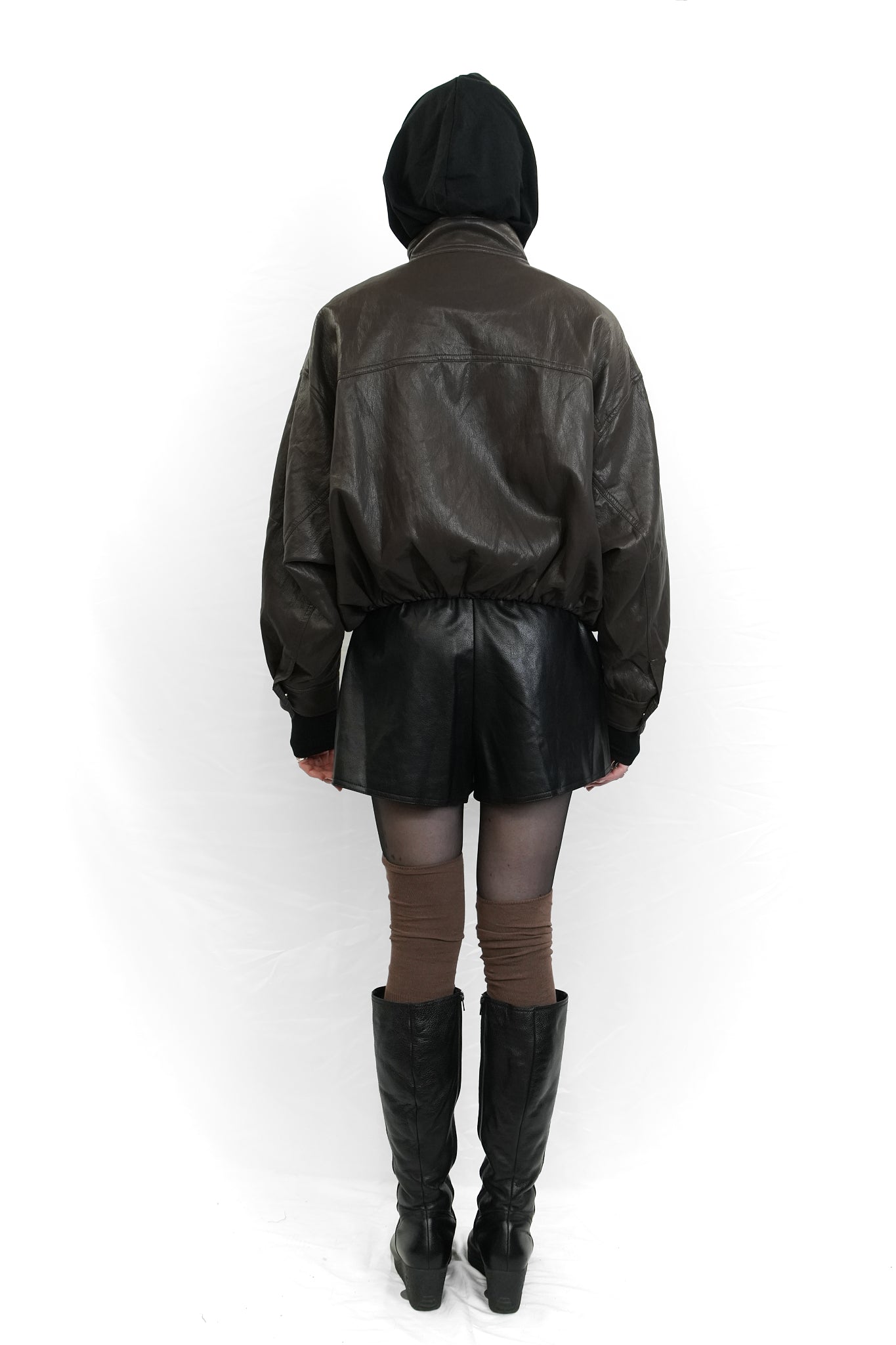 BROWN VINTAGE-STYLE JACKET