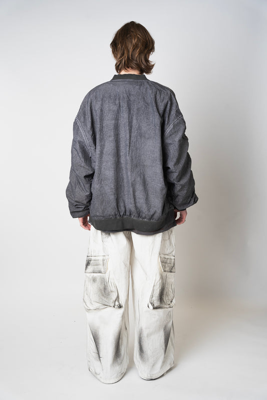 DUSTY COTTON CARGO PANTS WHITE