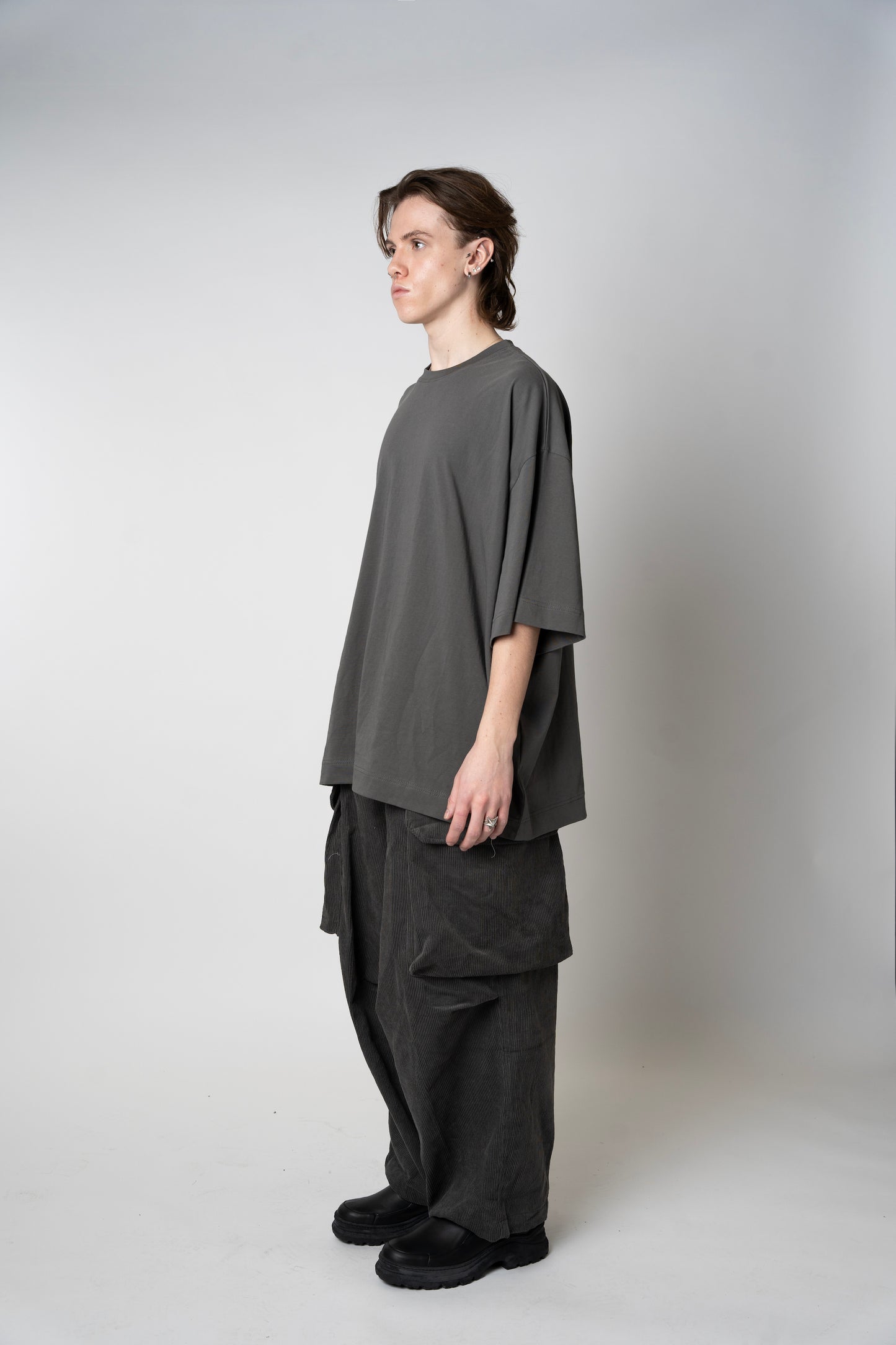OVERSIZED T-SHIRTS GREY