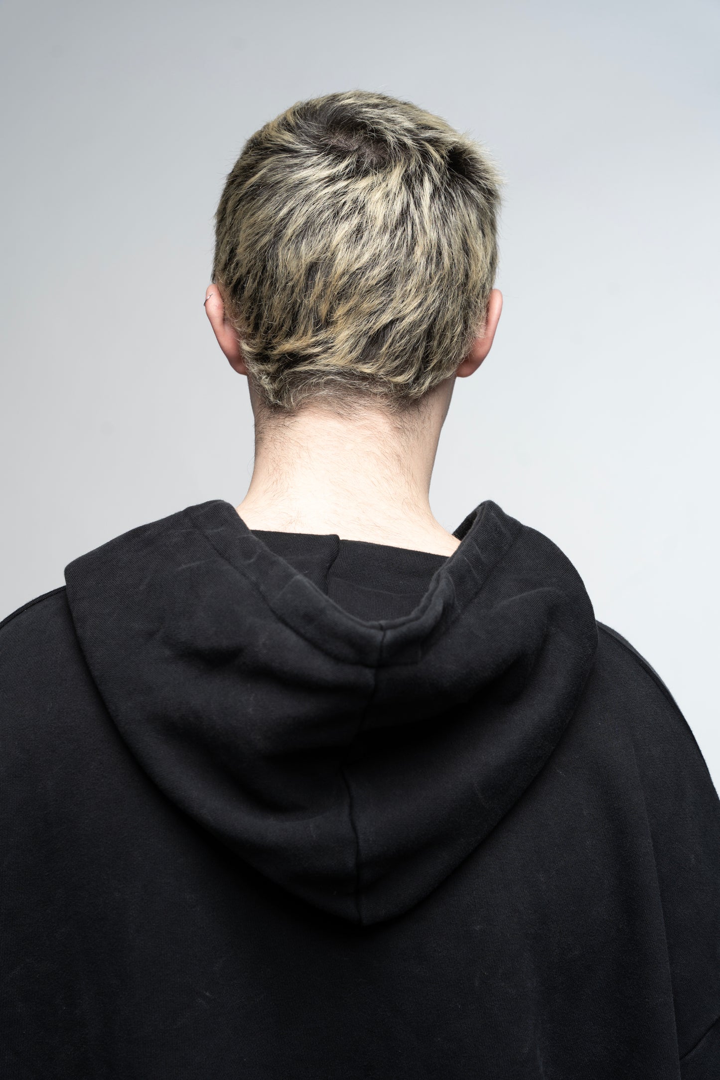 OVERSIZED ZIP UP HOODIE BLACK