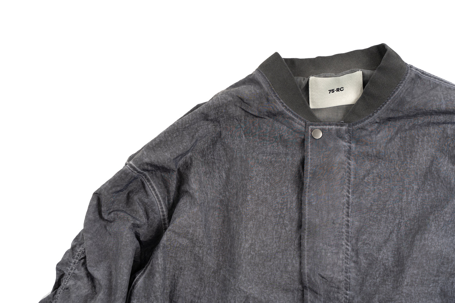 SHIRRING BOMBER JACKET