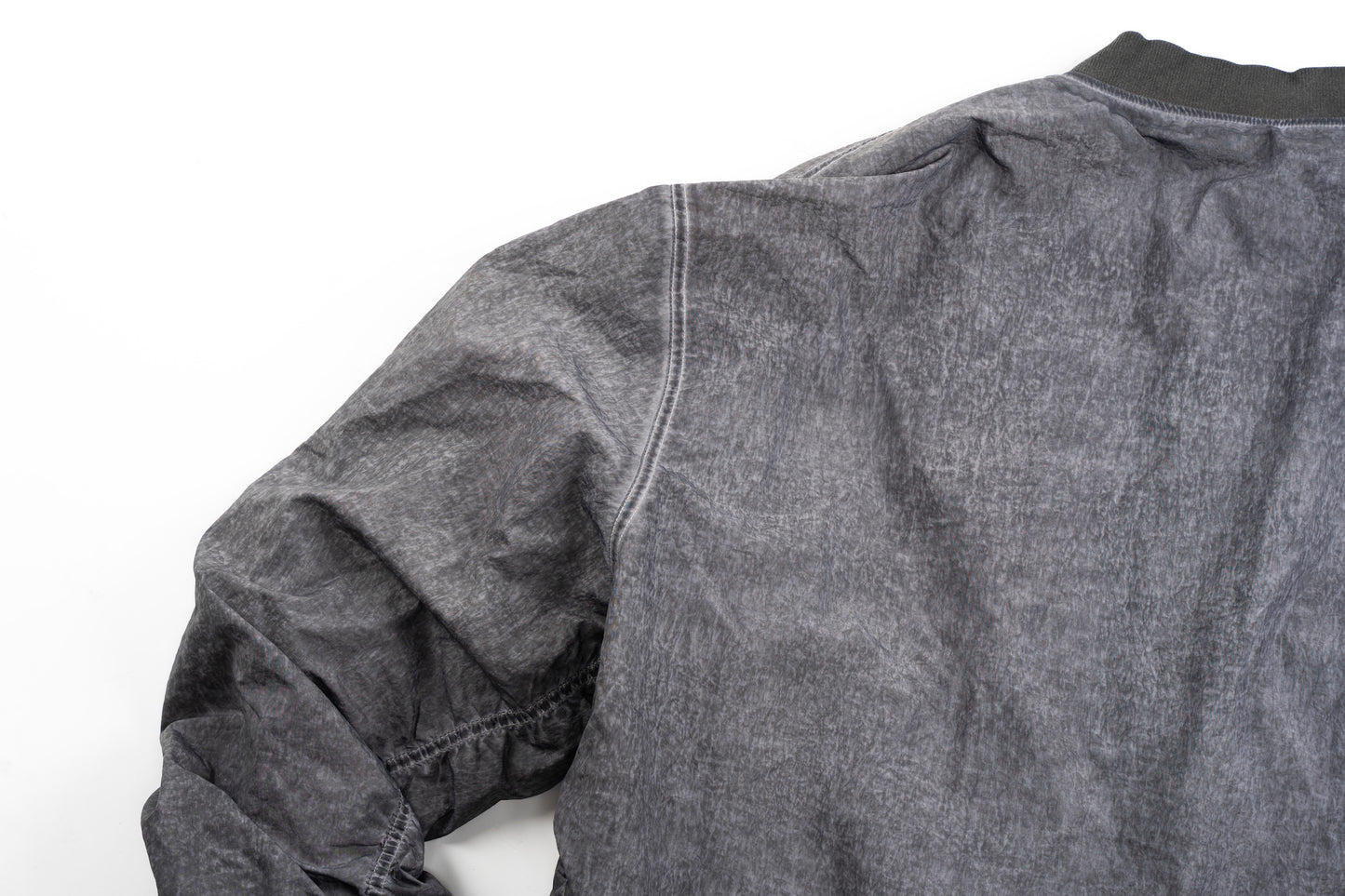 SHIRRING BOMBER JACKET