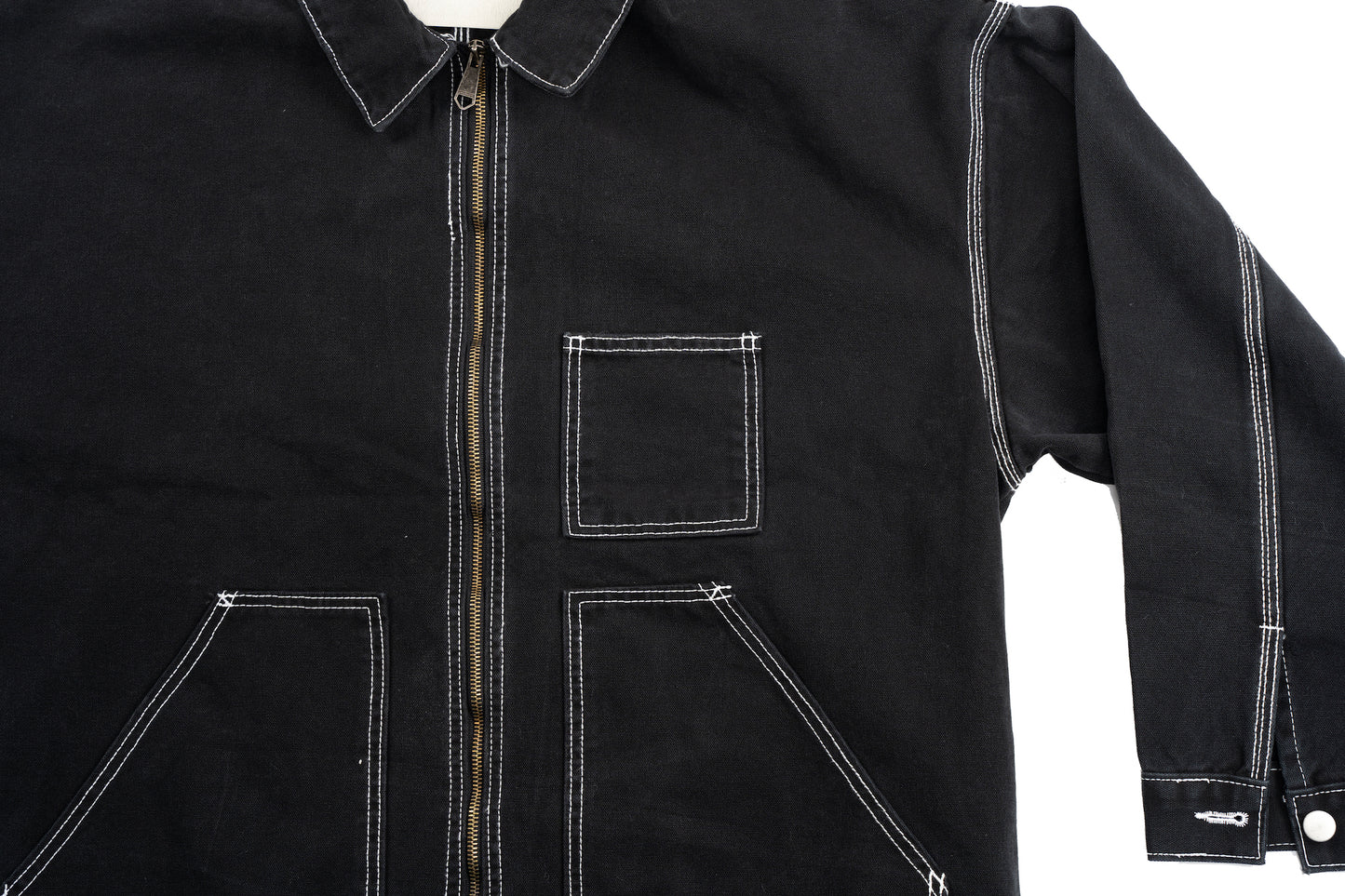 CONTRAST STITCH JACKET