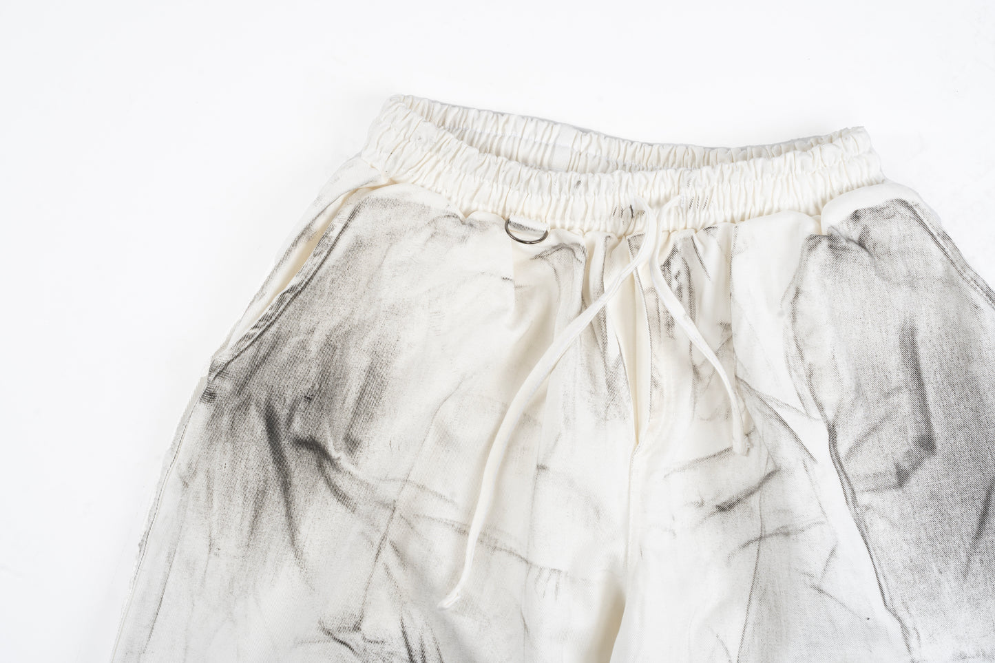 DUSTY COTTON CARGO PANTS WHITE