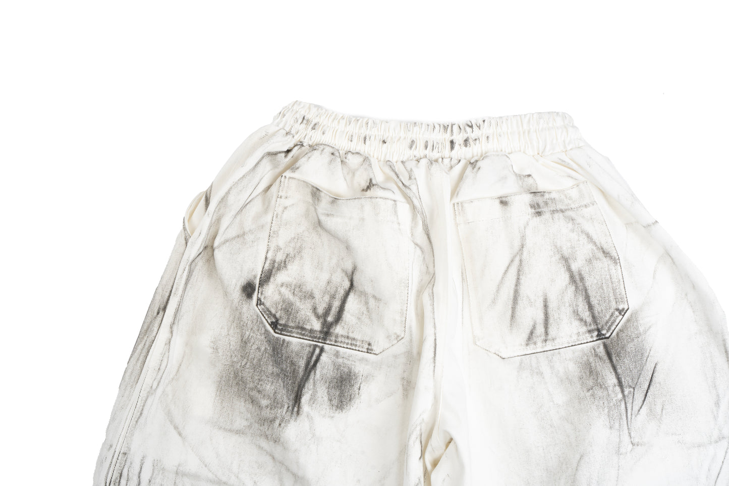 DUSTY COTTON CARGO PANTS WHITE