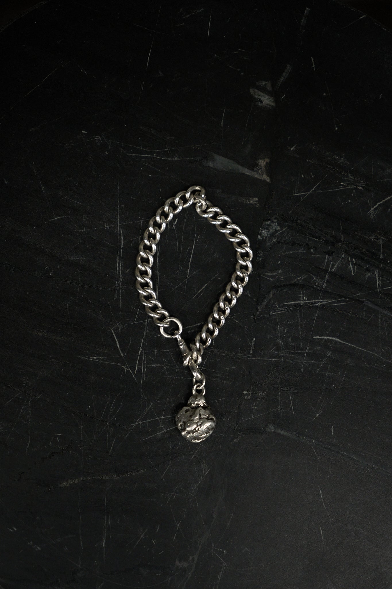 NUGGET CHARM — STERLING SILVER 925 (15G)