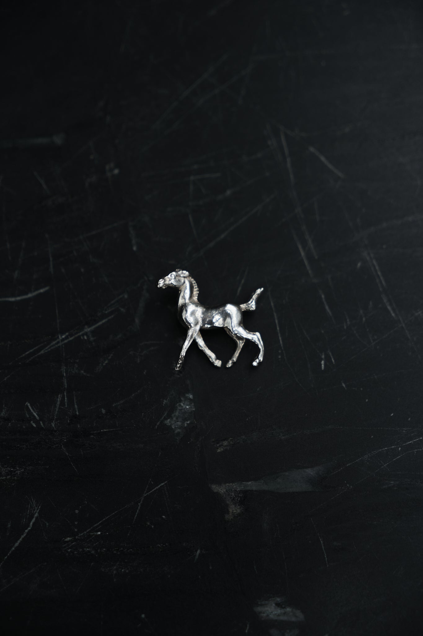 HORSE PIN — STERLING SILVER 925 (8G)