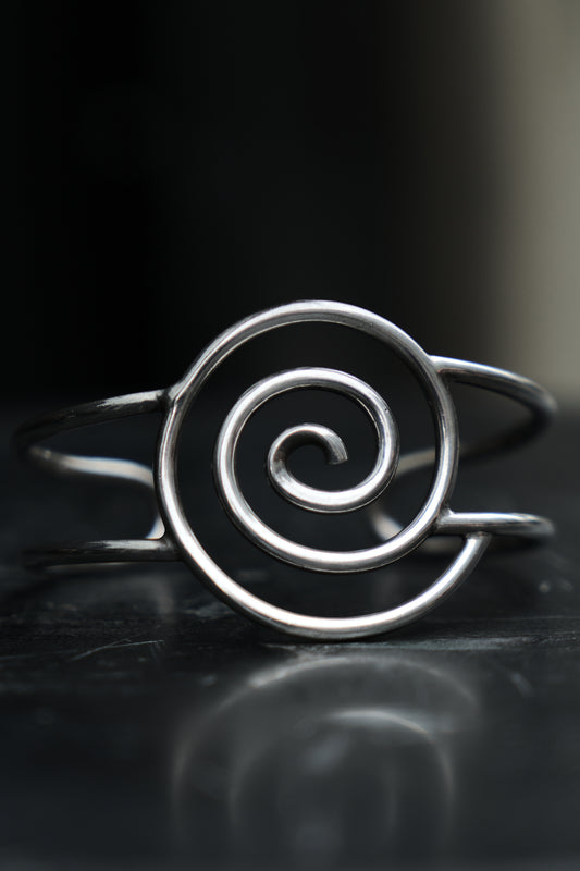 SPIRAL CUFF — STERLING SILVER 925 (28G)