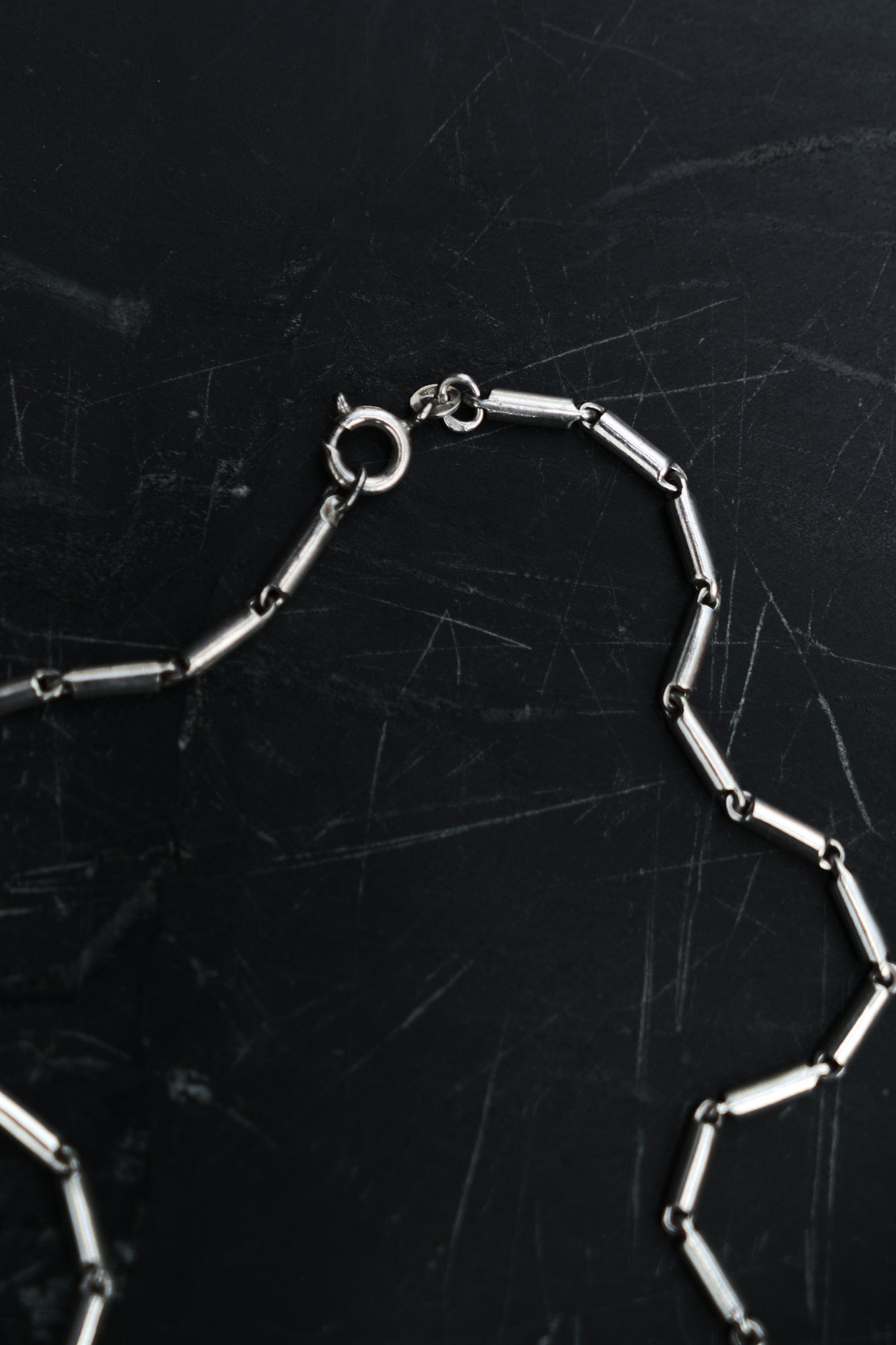 BARREL LINK CHAIN — STERLING SILVER 925 (22G)