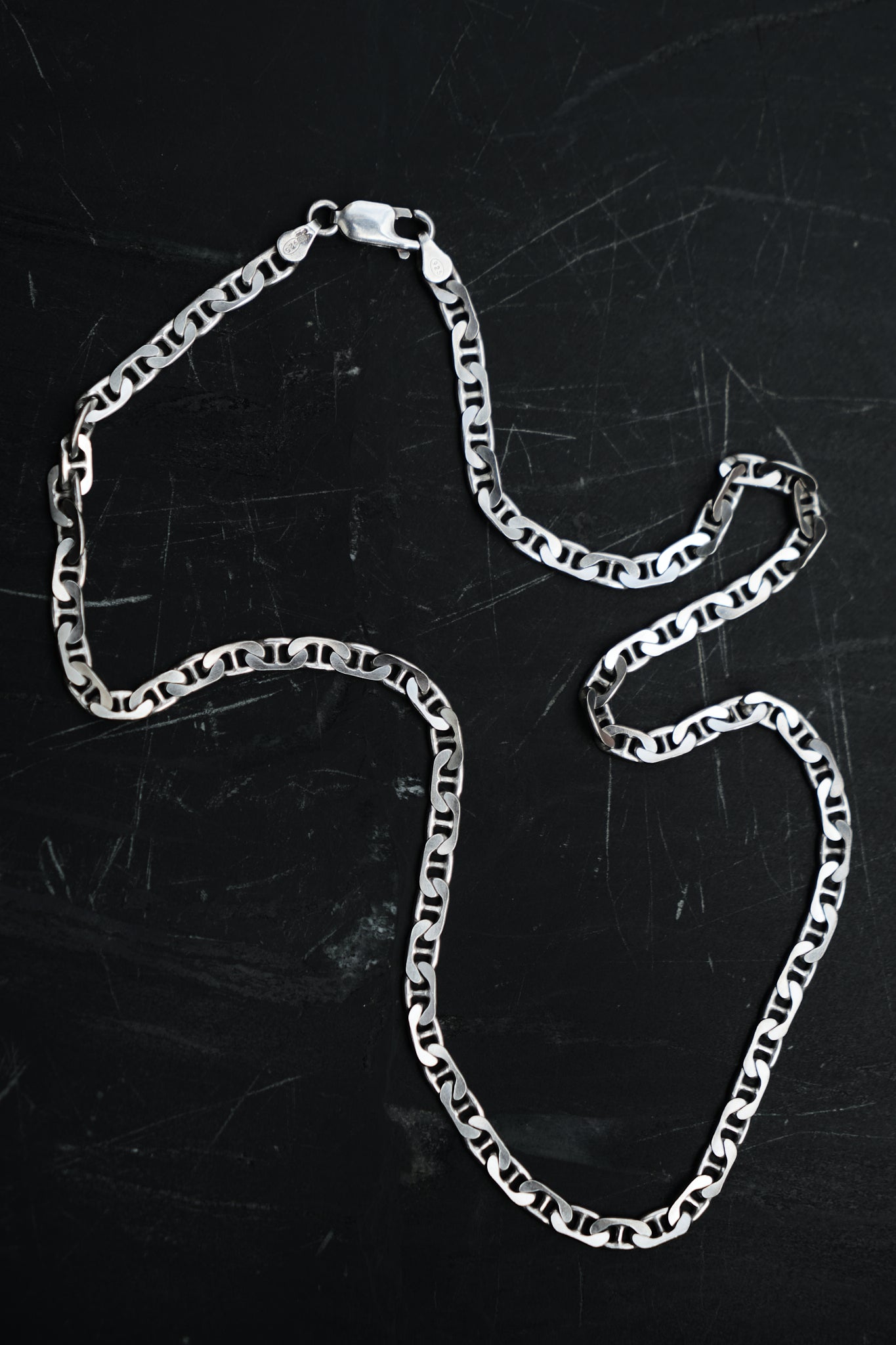 FLAT ANCHOR LINK CHAIN — STERLING SILVER 925 (17G)