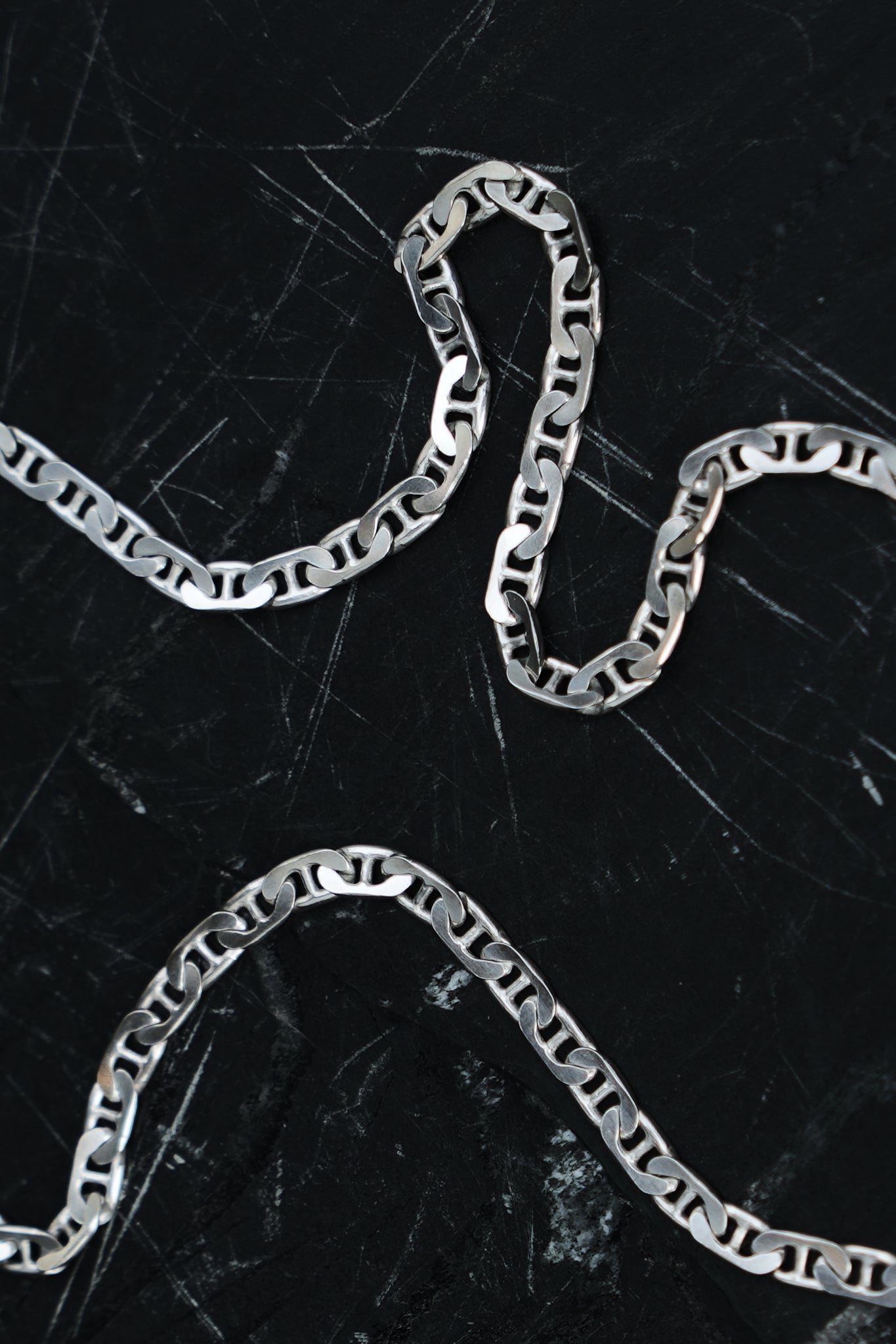 FLAT ANCHOR LINK CHAIN — STERLING SILVER 925 (17G)