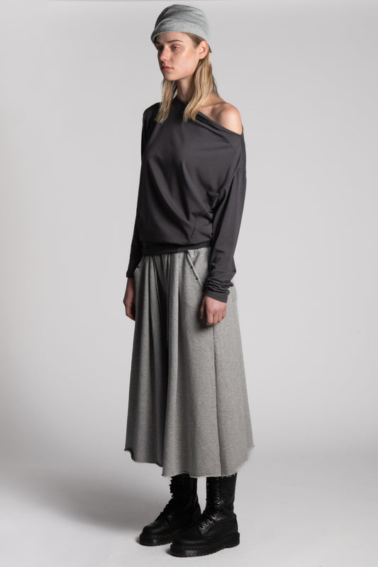 GREY BERMUDA SWEATPANTS