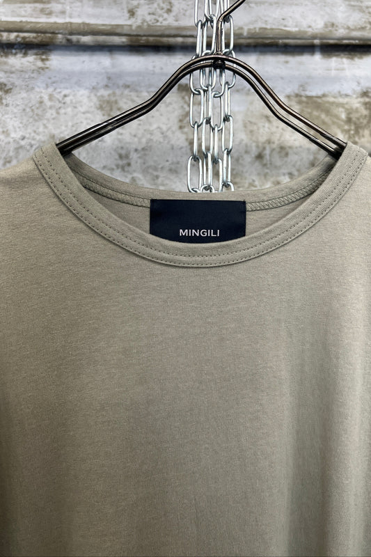 ESSENTIAL OVERSIZED TEE GRAY GREEN