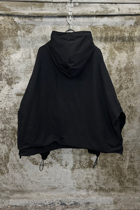 TECH ZIP-UP HOODIE JACKET BLACK