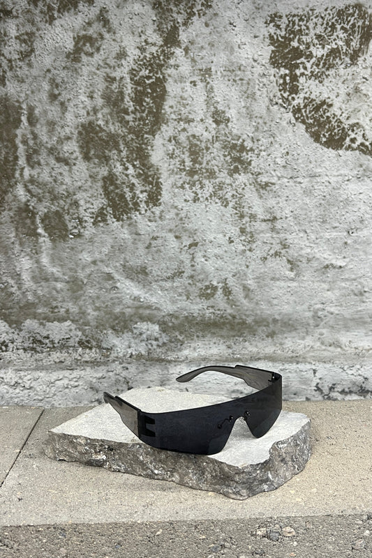 BLACK FUNCTIONAL FRAME SUNGLASSES