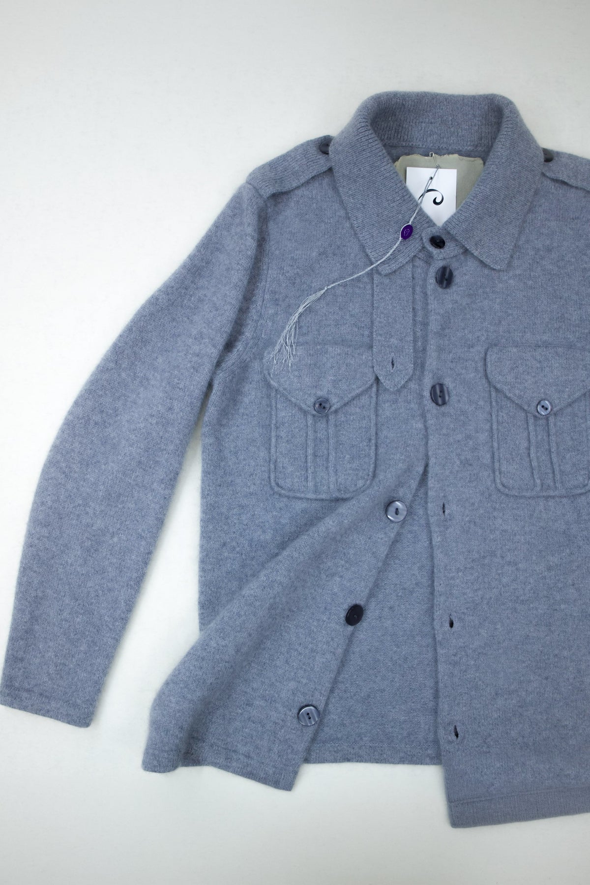 KNITTED SHIRT (GRAY)