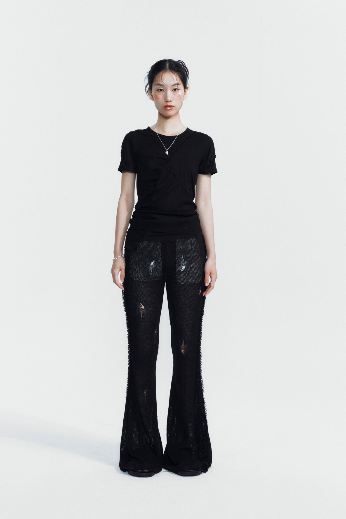 CUT-EDGE UNBALANCED SLIM TEE