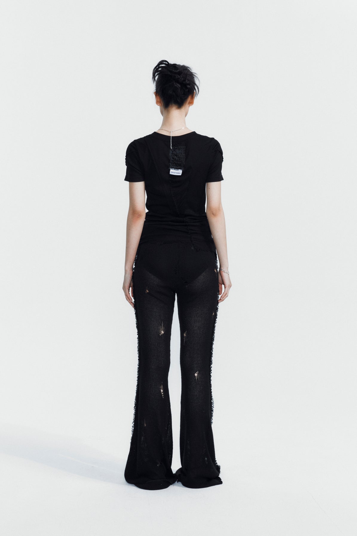 CUT-EDGE UNBALANCED SLIM TEE