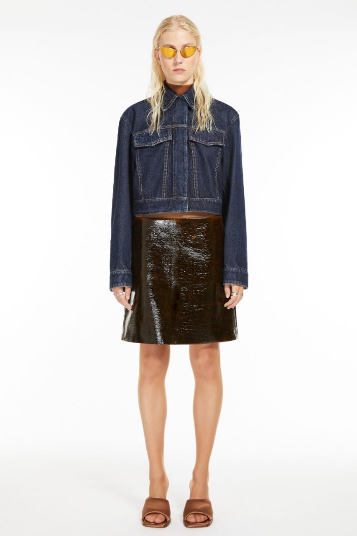 SPORTMAX SHORT DENIM JACKET