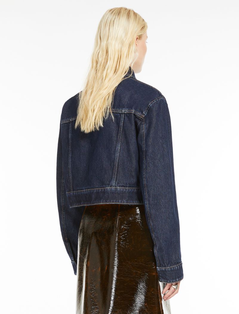 SPORTMAX SHORT DENIM JACKET